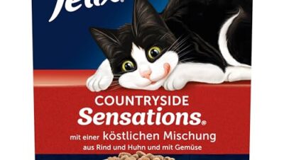 FELIX Countryside Sensations torr kattmat med nötkött och kyckling, 1-pack (1 x 1 kg)